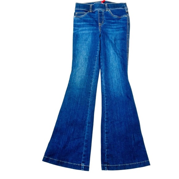 Spanx High Rise Flare Jeans (size small petite) EUC - Picture 8 of 12